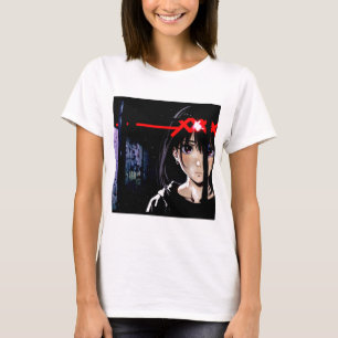 Anime Character Portrait - Intense Dunkle Ästhetik T-Shirt