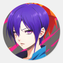 Anime Character: Vibrant Digital Illustration