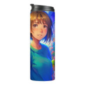 Anime Characters Colorful Art Thermosbecher (Nach rechts gedreht)