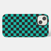Anime Checked Phone Case iPhone Hülle (Rückseite (Horizontal))