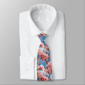 Anime Cherry Blossom Floral Krawatte (Gebunden)