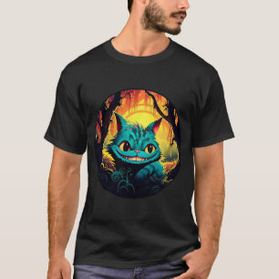 Anime Cheshire Cat Alice im Wunderland T-Shirt