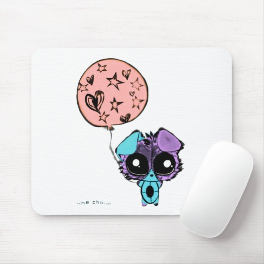 Anime Chibi Welpe Mousepad (Mit Mouse)