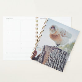 Anime Chicken on Stump Standard Size Planner Planer
