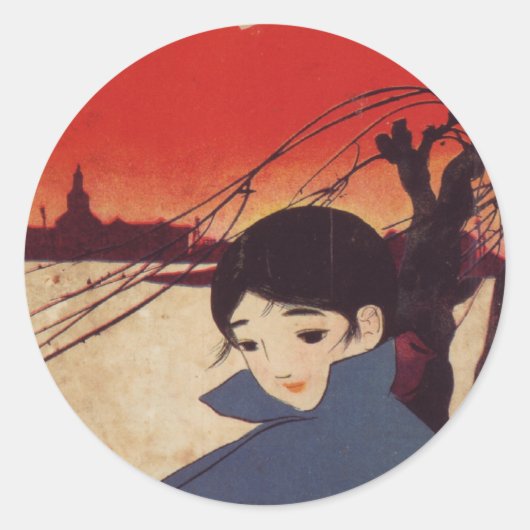 Anime Child Sticker (Vorderseite)