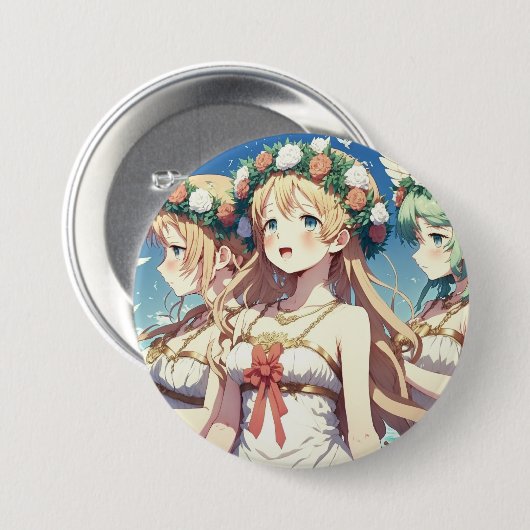 Anime Chor Button (Vorne & Hinten)