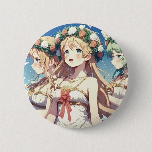 Anime Chor Button (Vorderseite)