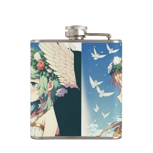 Anime Chor Flachmann (Rückseite)