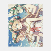 Anime Chor Fleecedecke (Vorderseite)