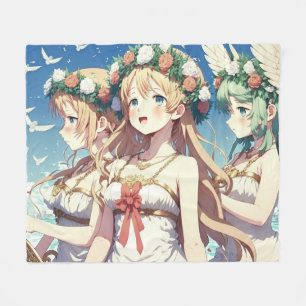 Anime Chor Fleecedecke