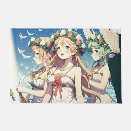 Anime Chor Fußmatte (Vorderseite)