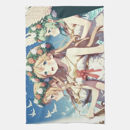 Anime Chor Geschirrtuch (Vertikal)