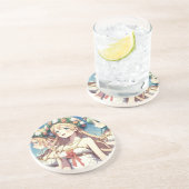 Anime Chor Getränkeuntersetzer (Seite)