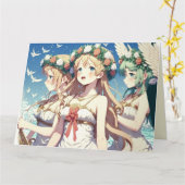 Anime Chor Karte (Gelbe Blume)