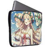 Anime Chor Laptopschutzhülle (Vorne Rechts)
