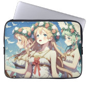 Anime Chor Laptopschutzhülle (Vorderseite)