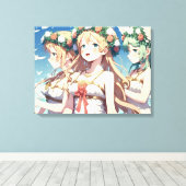 Anime Chor Leinwanddruck (Insitu (Holzboden))