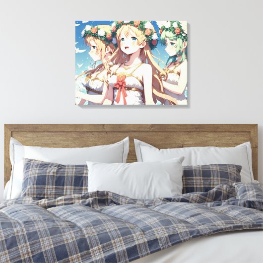 Anime Chor Leinwanddruck (Insitu (Schlafzimmer))