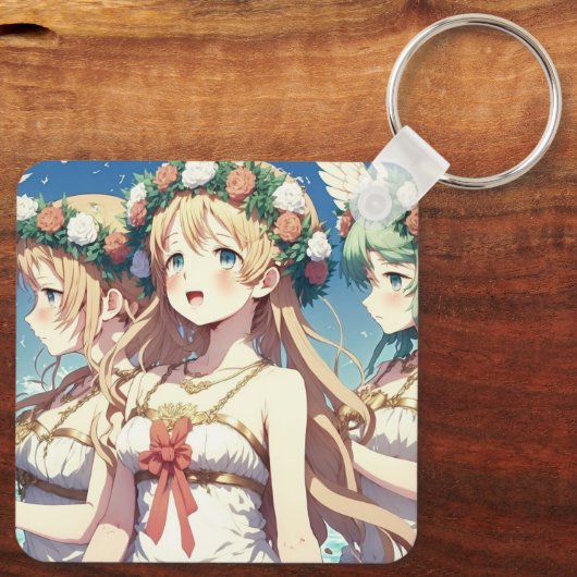 Anime Chor Schlüsselanhänger (Rückseite)