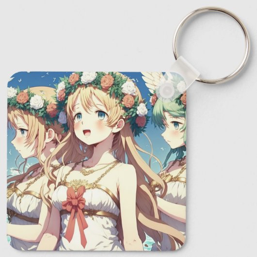 Anime Chor Schlüsselanhänger (Rückseite)