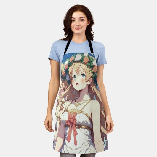 Anime Chor Schürze (Getragen)
