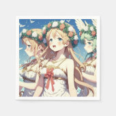 Anime Chor Serviette (Vorderseite)