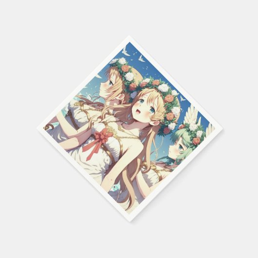 Anime Chor Serviette (Ecke)