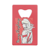 Anime Christmas Sweater Geldbeutel Flaschenöffner (Vorderseite)