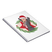 Anime Christmas Sweater - Niedliche Girl-Weihnacht Notizblock (Rechte Seite)