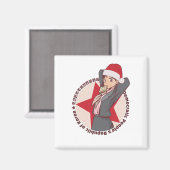 Anime Christmas Sweater - Niedliches koreanisches Magnet (Vorderseite/Rückseite)