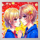 Anime Couple Poster (Vorne)