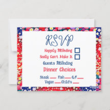 Anime Couple Unique Wedding RSVP