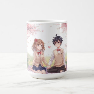 Anime Couple Valentine's Day Mug Kaffeetasse