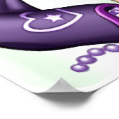 Anime Cover up Girl Poster (Ecke)