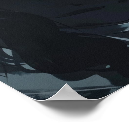 Anime Crazy Girl Psycho Crazy Face Poster (Ecke)