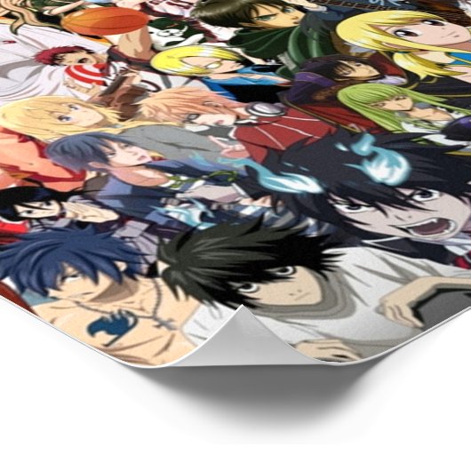 Anime Crossover Poster (Ecke)
