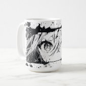 Anime Cup Manga Kaffeetasse (Vorderseite Links)