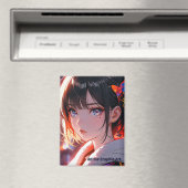 anime cute girl design magnet (In Situ (Geschirrspüler))
