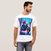 Anime Cyber Punk Themed Graphic Shirt (Vorne ganz)