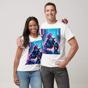 Anime-Cyber-Punk-Themen-Grafik-Shirt T-Shirt