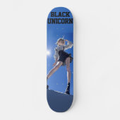 Anime Cyberpunk Black Unicorn Skateboard (Vorderseite)
