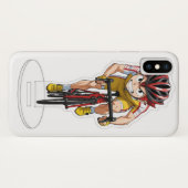 Anime Cyclist Power Mobile Case (Rückseite (Horizontal))