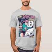 Anime Dancing Vaporwave T-Shirt (Vorderseite)