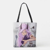 Anime Demon Girl Character Tasche (Rückseite)