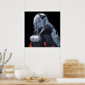 Anime Demon Girl Poster (Küche)