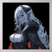 Anime Demon Girl Poster (Vorne)