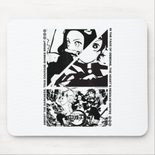 Anime Demon Slayer-Zeichen Dynamische Szene _1 Mousepad