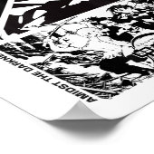 Anime Demon Slayer-Zeichen Dynamische Szene _1 Poster (Ecke)