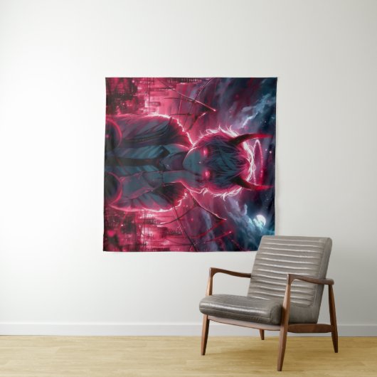 Anime Demon Wandteppich (Beispiel (Horizontal))