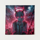 Anime Demon Wandteppich (Vorderseite)